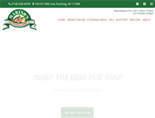 Tablet Screenshot of marinosupermarket.com